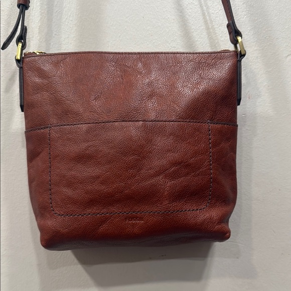 Amelia Fossil Bag Backpack Fossil Amelia Handtasche Fossil Amelia Black  Gold Leather